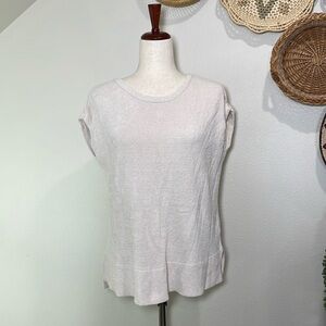 Women’s Barefoot Dreams Sleeveless Sweater Cozychic Ultra Lite Knit Size Medium